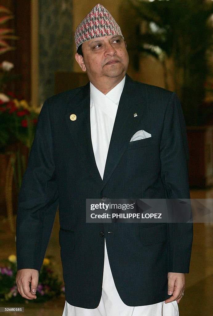King Gyanendra Of Nepal Arrives For The Opening Of The Asia Africa king-gyanendra-of-nepal-arrives-for-the-opening-of-the-asia-africa