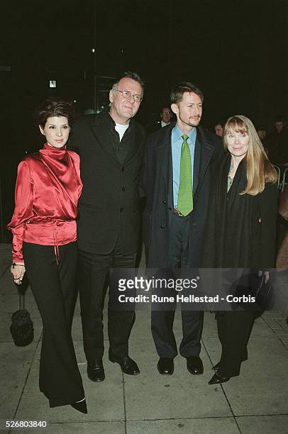 Marisa Tomei, Tom Wilkinson, director Todd Field, and Sissy Spacek, who won the best actress Golden Globe for her role, attend the Gala premiere of...
