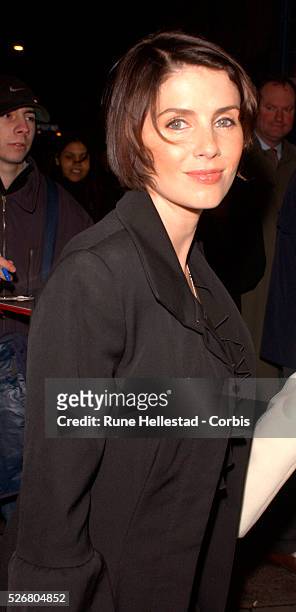 Sadie Frost attends the press night of "Dr. Faustus" which stars her husband Jude Law.