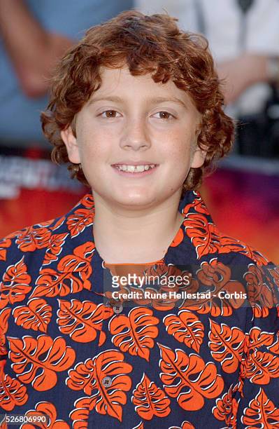 Actor Daryl Sabara arrives at the premiere of his latest movie, "Spy Kids 2: Island of Lost Dreams," at the Odeon West End.