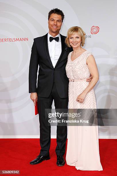 Ilka Essmueller and Boris Buettner attend the Rosenball 2016 on April 30, 2016 in Berlin, Germany.