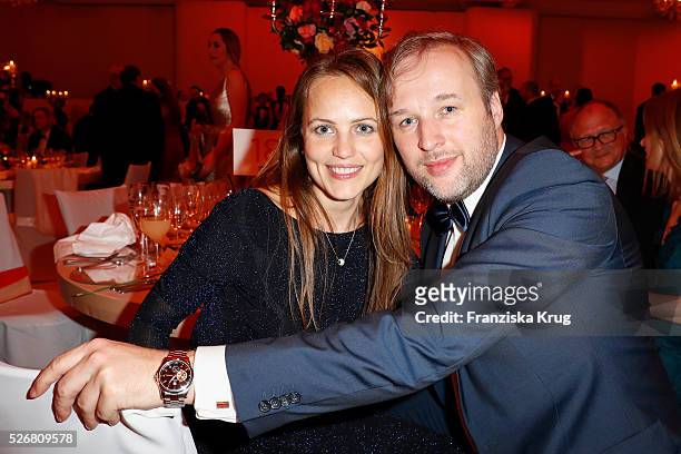 Stephan Grossmann and Lidija Grossmann attend the Rosenball 2016 on April 30, 2016 in Berlin, Germany.