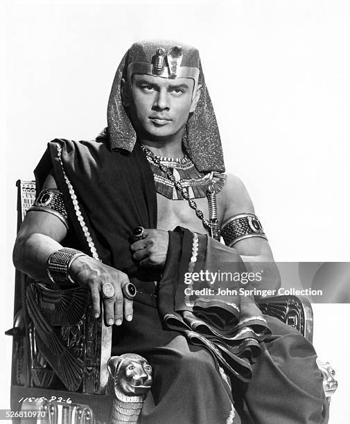 Yul Brynner in The Ten Commandments