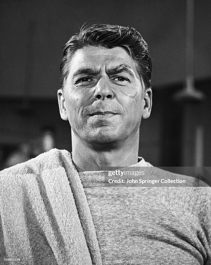 Ronald Reagan as George Gipp in Knute Rockne All American