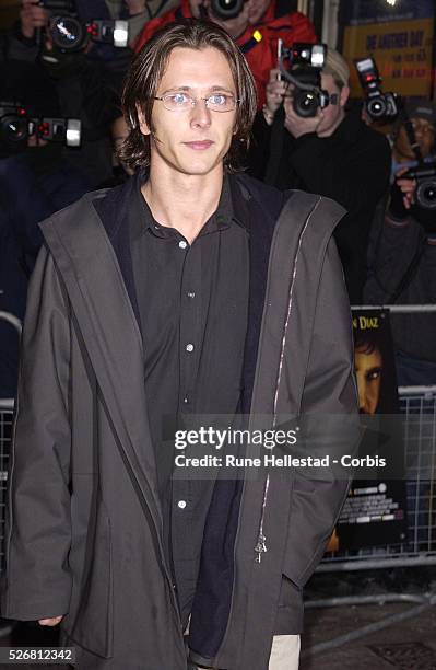 Ritchie Neville from the boy band "5ive" attends the premiere of "Gangs of New York" at the Empire in Leicester Square. The film stars Daniel...