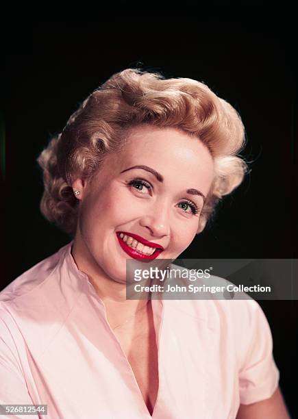 Actress Jane Powell Smiling