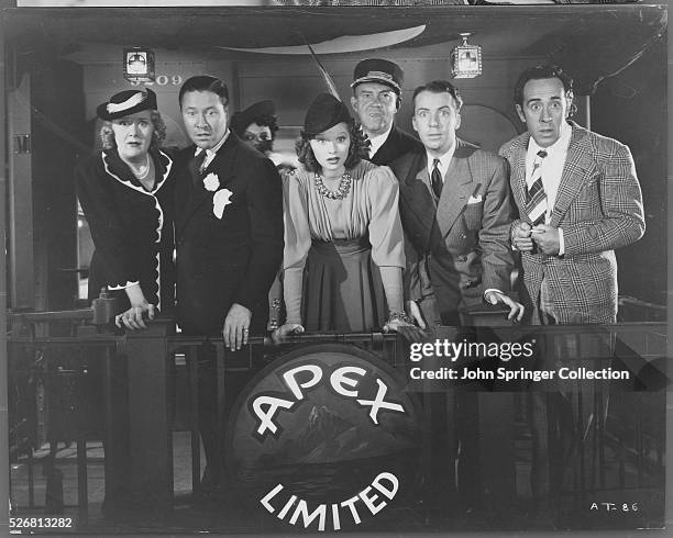 Ruth Donnelly, Jack Oakie, Lucille Ball, Thurston Hall, James Burke, Bradley Page.