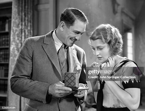 Victor McLaglen and Jeanette MacDonald in Annabelle's Affairs
