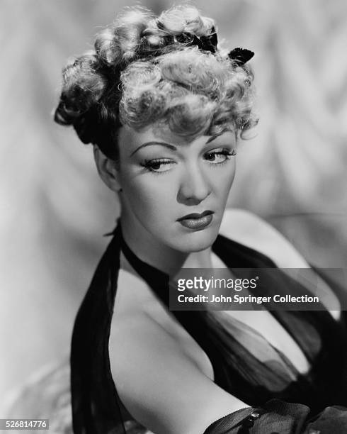 Actress Eve Arden in Ringlets