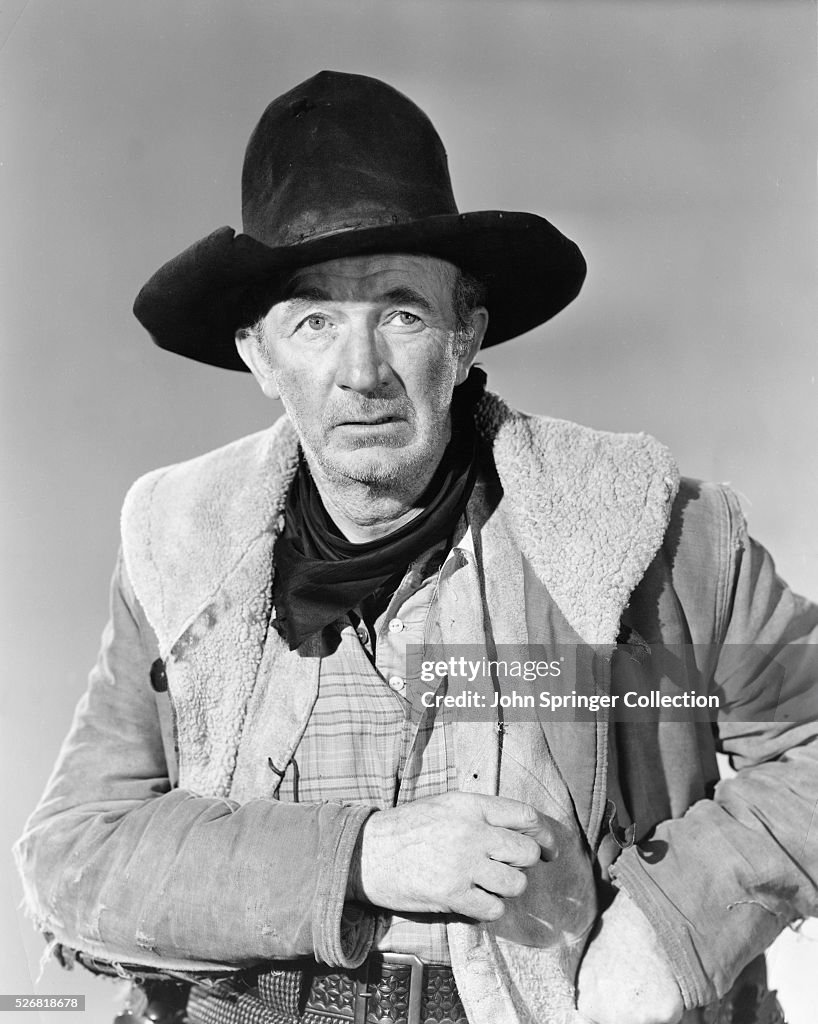 Walter Brennan in the movie Brimstone, 1949. News Photo - Getty Images