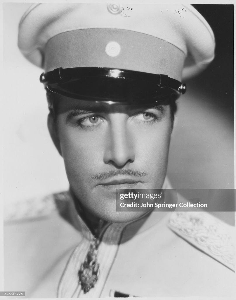 Actor John Boles in a Military Uniform