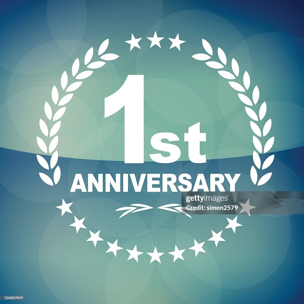 Um Ano de Aniversário emblema