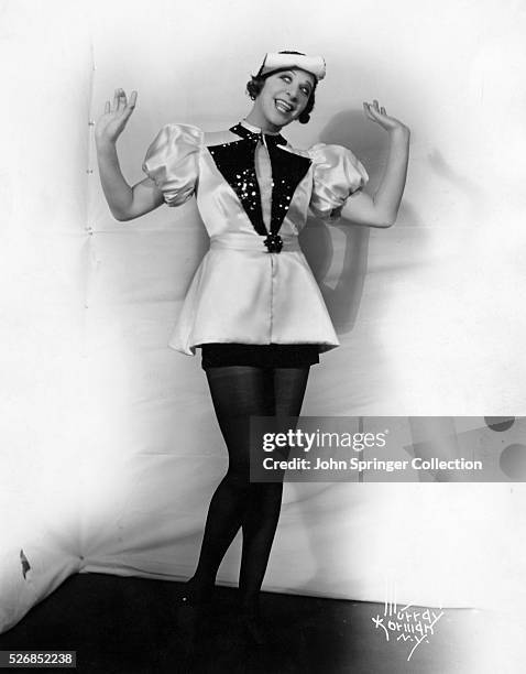 Actress Fanny Brice in Costume