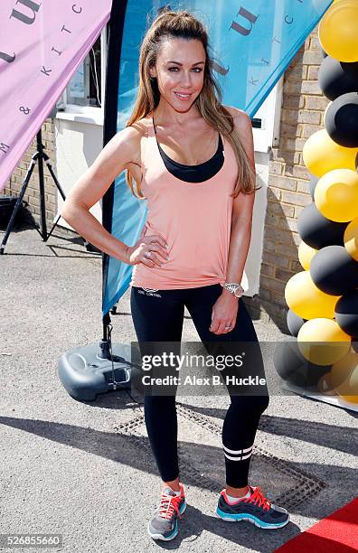 Michelle Heaton attends the launch of the Culture Gym and Kitchen in Wandsworth on May 1, 2016 in London, England.