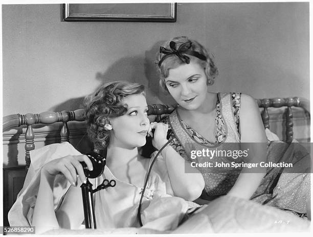 Loretta Young and Winnie Lightner in Play-Girl