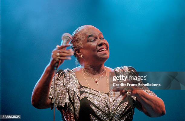 Linda Hopkins, vocal, performs on July 14th 2000 at the North Sea Jazz Festival in the Hague, Netherlands.