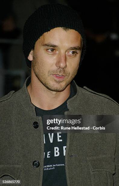 British musician Gavin Rossdale arrives at the world premiere of Matthew Vaughn's movie "Layer Cake" at the Electric Cinema, in Notting Hill.