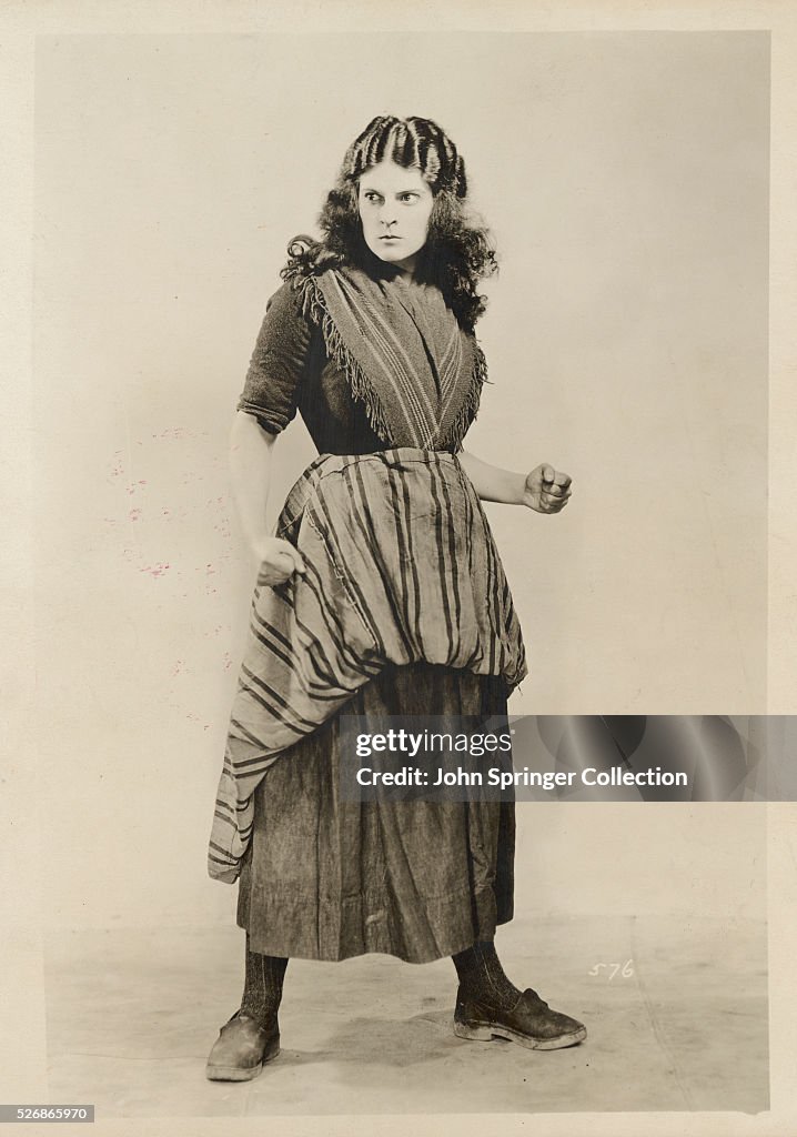 Actress Priscilla Dean in Costume