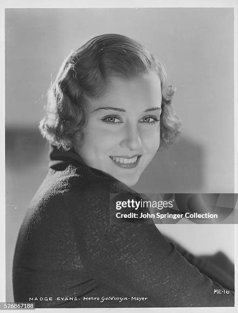 Portrait of Actress Madge Evans