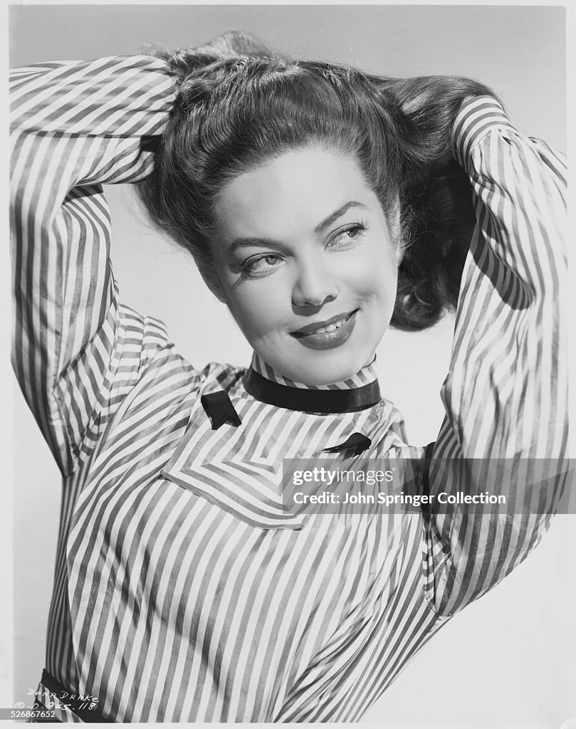 Actress Dona Drake around the time of her appearance in the 1949