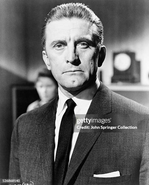 Actor Kirk Douglas in a Scene from the Film Town Without Pity