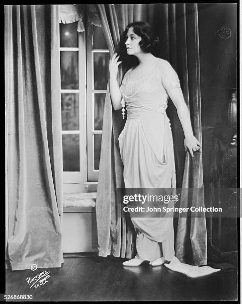 Actress Pauline Frederick by a Window