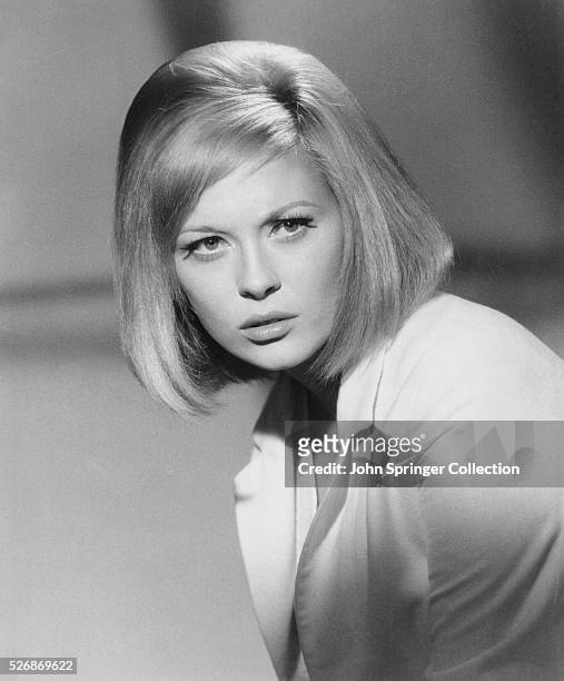 Actress Faye Dunaway as she appears in the 1967 movie Bonnie and Clyde.