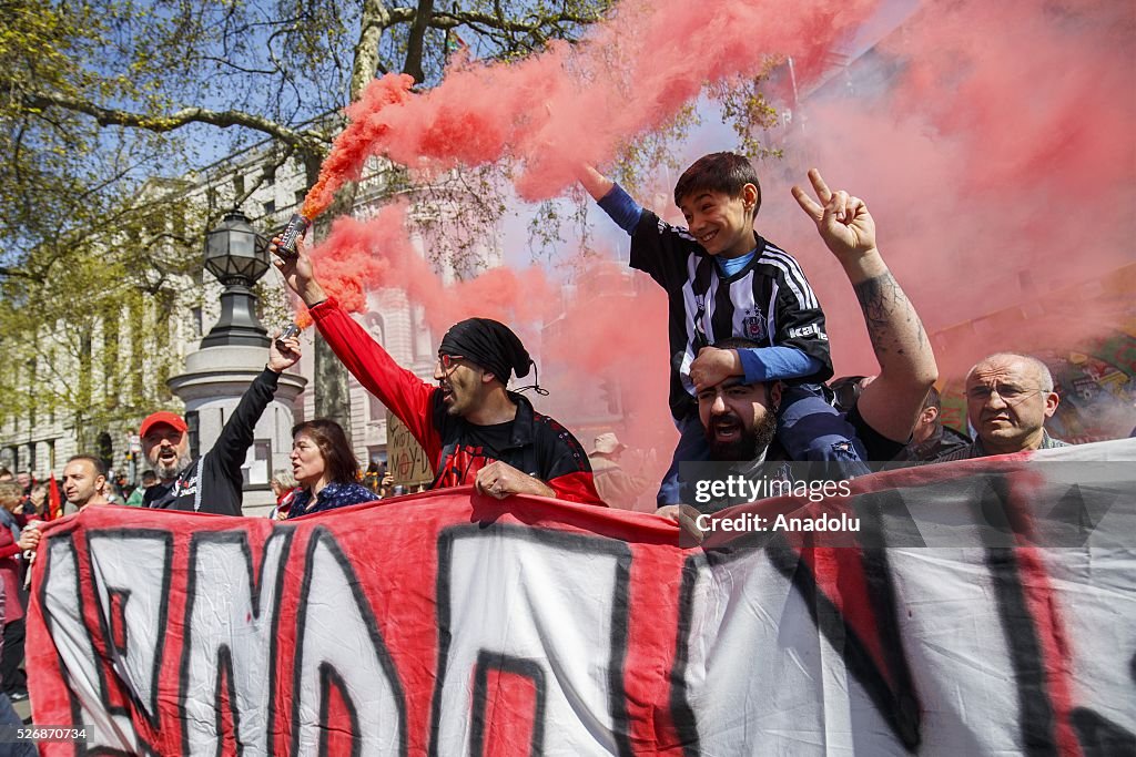 May Day march in London