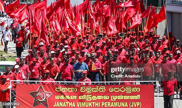 Marxist Rally Sri Lankan Marxist Party Photos and Premium High Res Pictures - Getty ...