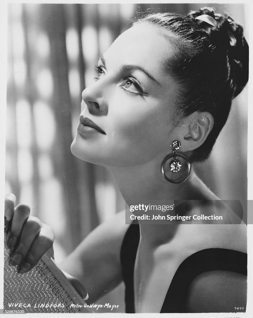 Actress Viveca Lindfors