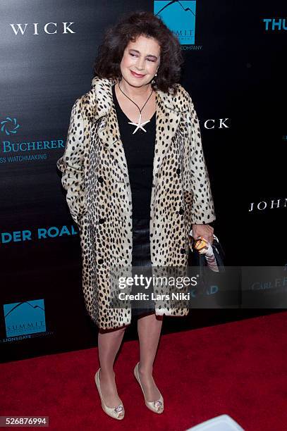 Sean Young attends the "John Wick" special screening at the Regal Union Square Stadium 14 in New York City. �� LAN