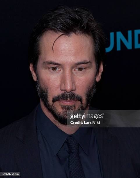 Keanu Reeves attends the "John Wick" special screening at the Regal Union Square Stadium 14 in New York City. �� LAN