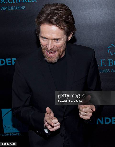 Willem Dafoe attends the "John Wick" special screening at the Regal Union Square Stadium 14 in New York City. �� LAN