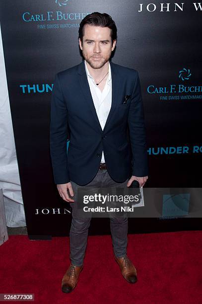 Christian Campbell attends the "John Wick" special screening at the Regal Union Square Stadium 14 in New York City. �� LAN