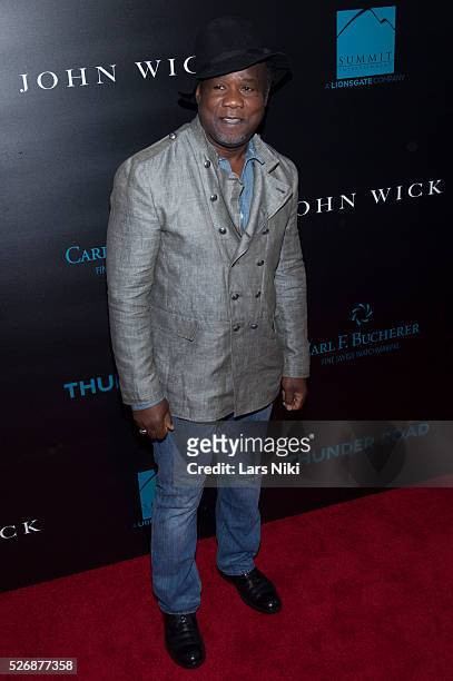 Isiah Whitlock, Jr. Attends the "John Wick" special screening at the Regal Union Square Stadium 14 in New York City. �� LAN