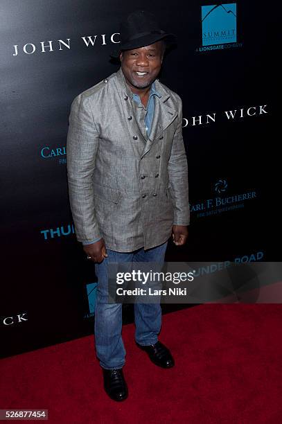 Isiah Whitlock, Jr. Attends the "John Wick" special screening at the Regal Union Square Stadium 14 in New York City. �� LAN