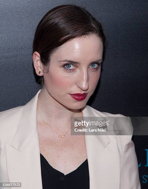 Zoe Lister-Jones attends the "John Wick" special screening at the Regal Union Square Stadium 14 in New York City. �� LAN