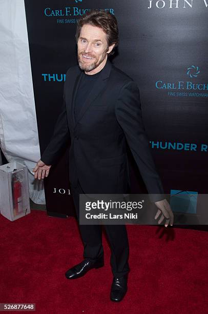 Willem Dafoe attends the "John Wick" special screening at the Regal Union Square Stadium 14 in New York City. �� LAN