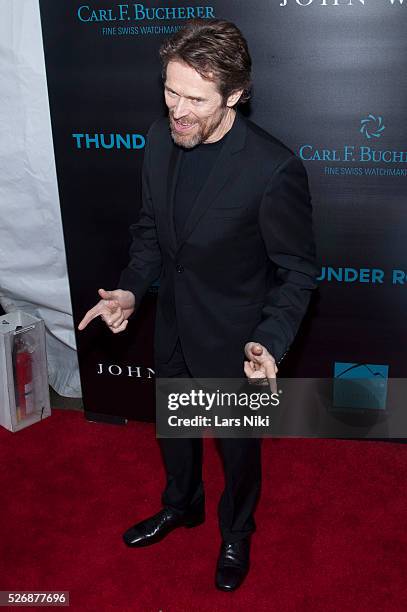 Willem Dafoe attends the "John Wick" special screening at the Regal Union Square Stadium 14 in New York City. �� LAN