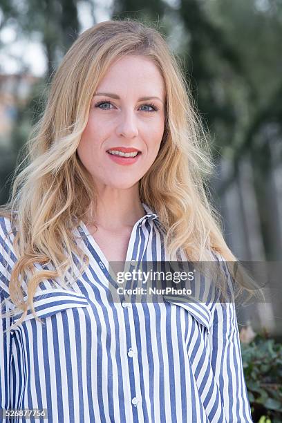 Federica Martinelli attends the press launch for the film "Ustica", in Rome, Italy, on March 24, 2016.