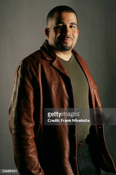 Robert Castillo filmmaker, "S.P.I.C. The Storyboard of My Life!" poses for a photo at the 2005 Tribeca Film Festival Portrait Studio held at the...