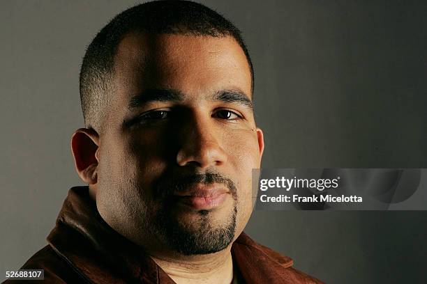 Robert Castillo filmmaker, "S.P.I.C. The Storyboard of My Life!" poses for a photo at the 2005 Tribeca Film Festival Portrait Studio held at the...