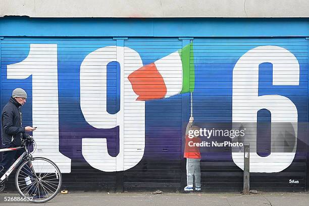 The latest street art masterpiece '1916' by Solus, a Dublin based artist, commemorating the 1916 Irish Rebelion, completed a couple of days ahead of...