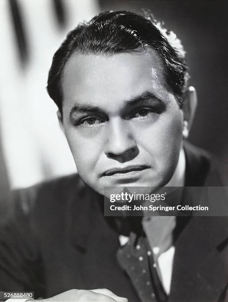 Actor Edward G. Robinson