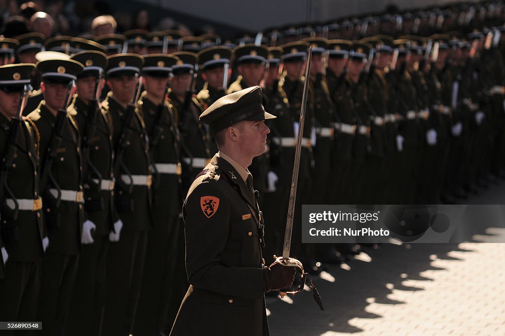 4,000 members of the Defence Forces participate in 1916 Easter Rising centenary parade