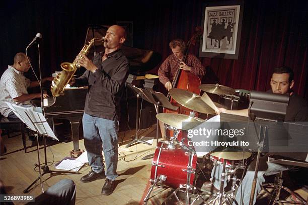Miguel Zenon Quartet performing "Jibaro Journeys: Music from the Mountains of Puerto Rico" at the Jazz Gallery on Thursday night, June 3, 2004.This...
