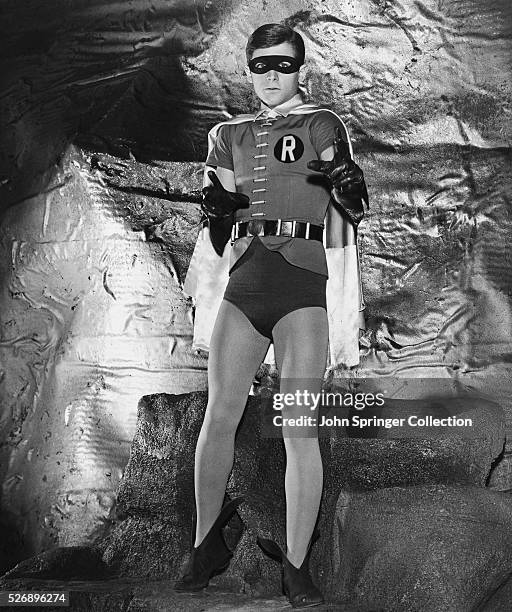 Burt Ward as Robin in the original 1966 television series Batman.