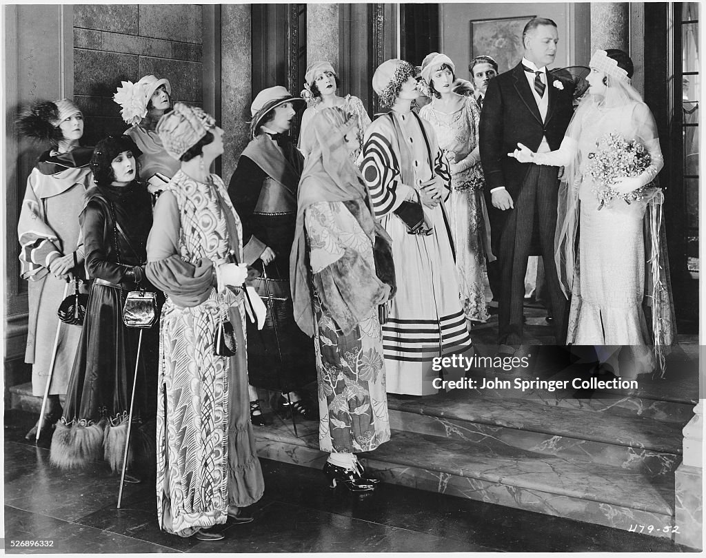 Scene from Silent Film Bluebeard's Eighth Wife