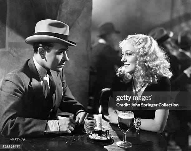 George Raft as Raoul De Baere and Sally Rand as Annette in the 1934 film Bolero.