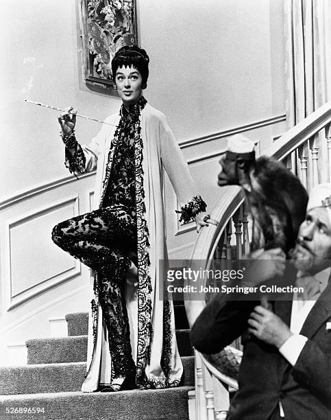 Rosalind Russell stars as Mame Dennis in the 1958 film Auntie Mame.